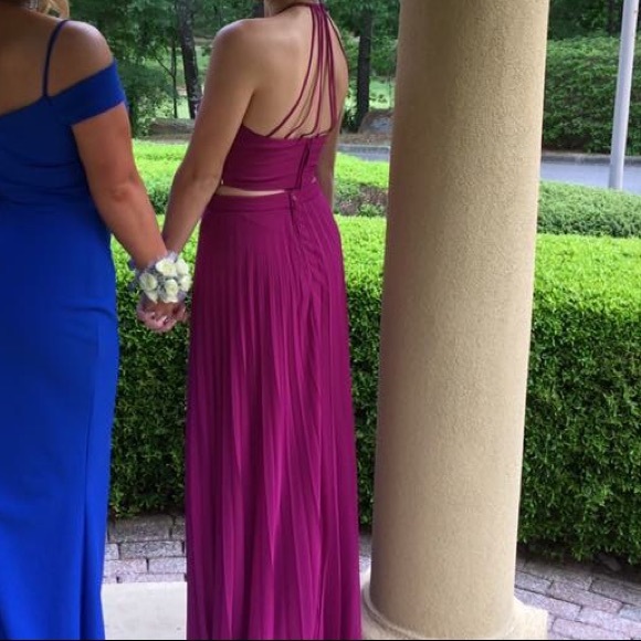 Macy's Dresses Purple Two Piece Prom Dress Poshmark